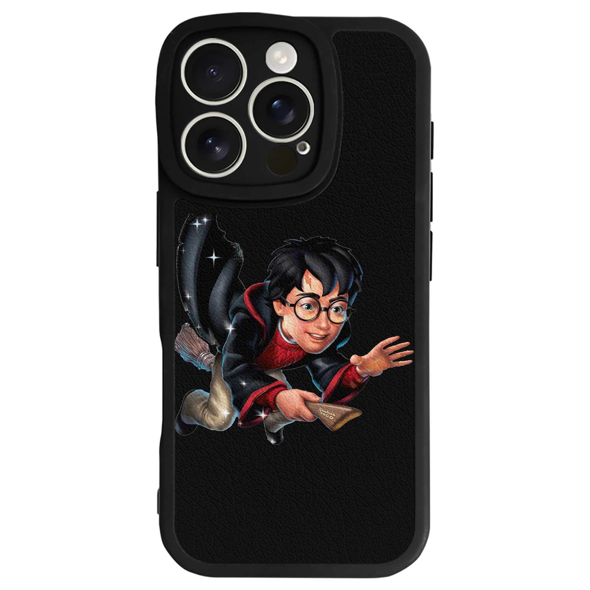 （画像用） Harry Potter ハリー・ポッターシリーズ 【iPhone 16シリーズ対応】シリコンスマホケース（レザー調） 材質：シリコン